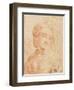 Head of a Young Woman-null-Framed Giclee Print