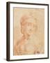 Head of a Young Woman-null-Framed Giclee Print