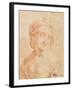 Head of a Young Woman-null-Framed Giclee Print