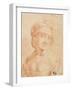 Head of a Young Woman-null-Framed Giclee Print