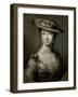 Head of a Young Woman-Frans van der Mijn-Framed Art Print