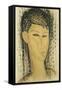 Head of a Young Women; Tete de Jeune Femme, 1914-Amedeo Modigliani-Framed Stretched Canvas