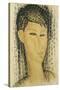 Head of a Young Women; Tete de Jeune Femme, 1914-Amedeo Modigliani-Stretched Canvas