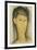 Head of a Young Women-Amedeo Modigliani-Framed Giclee Print