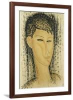 Head of a Young Women-Amedeo Modigliani-Framed Giclee Print