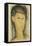 Head of a Young Women-Amedeo Modigliani-Framed Stretched Canvas