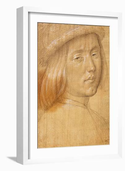 Head of a Youth-Lorenzo di Credi-Framed Giclee Print