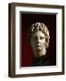 Head of Alexander the Great, Sculpture from Italica, Spain BC-null-Framed Giclee Print