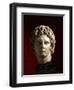 Head of Alexander the Great, Sculpture from Italica, Spain BC-null-Framed Giclee Print