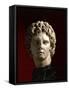 Head of Alexander the Great, Sculpture from Italica, Spain BC-null-Framed Stretched Canvas