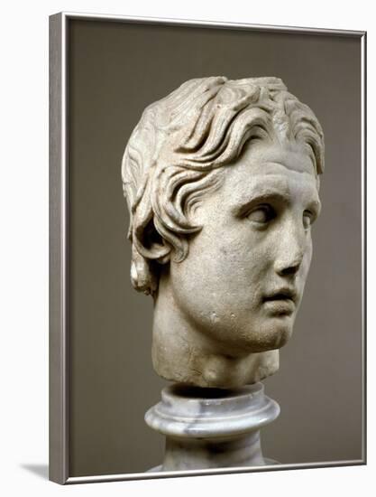 Head of Alexander the Great-null-Framed Photographic Print