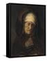 Head of an Aged Woman, 1655-60-Rembrandt van Rijn-Framed Stretched Canvas