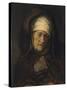 Head of an Aged Woman, 1655-60-Rembrandt van Rijn-Stretched Canvas