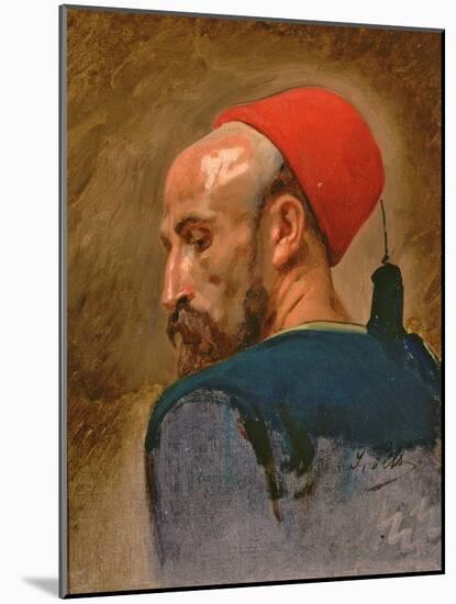 Head of an Arab in a Fez-Isidore Pils-Mounted Giclee Print