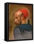 Head of an Arab in a Fez-Isidore Pils-Framed Stretched Canvas