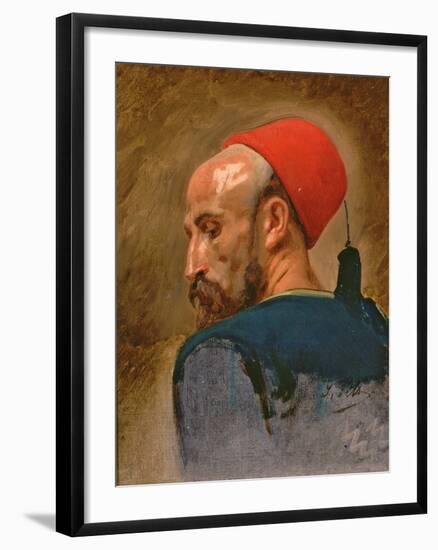 Head of an Arab in a Fez-Isidore Pils-Framed Giclee Print