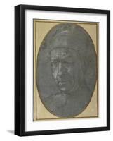 Head of an Elderly Man Wearing a Cap-Filippino Lippi-Framed Giclee Print