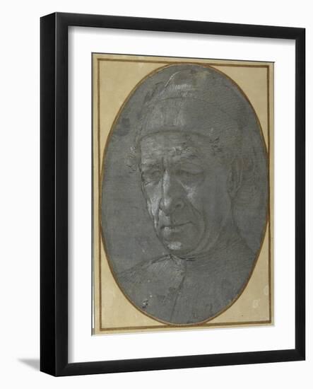 Head of an Elderly Man Wearing a Cap-Filippino Lippi-Framed Giclee Print