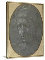 Head of an Elderly Man Wearing a Cap-Filippino Lippi-Stretched Canvas