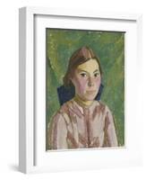 Head of an Irish Girl-Henry Lamb-Framed Giclee Print