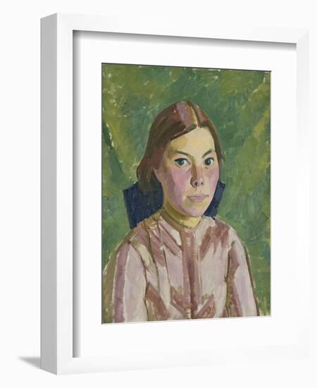 Head of an Irish Girl-Henry Lamb-Framed Giclee Print