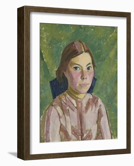 Head of an Irish Girl-Henry Lamb-Framed Giclee Print