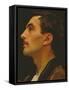 Head of an Italian Model, C.1855-Frederick Leighton-Framed Stretched Canvas