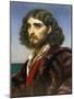 Head of an Italian Model, C.1864-Frederic Leighton-Mounted Giclee Print