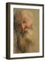 Head of an Old Bearded Man, 1584-1586-Federigo Barocci-Framed Giclee Print