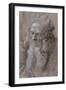 Head of an Old Man, 1521-Albrecht Dürer or Duerer-Framed Giclee Print