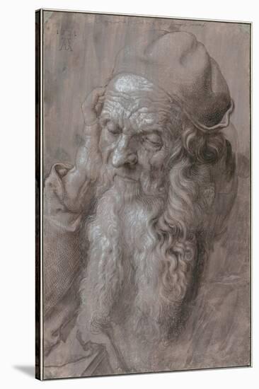 Head of an Old Man, 1521-Albrecht Dürer-Stretched Canvas