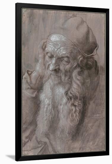 Head of an Old Man, 1521-Albrecht Dürer-Framed Giclee Print