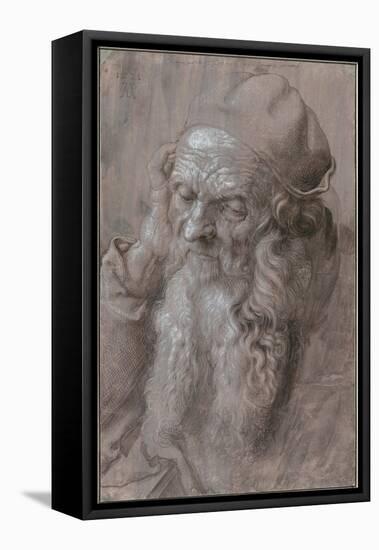 Head of an Old Man, 1521-Albrecht Dürer-Framed Stretched Canvas