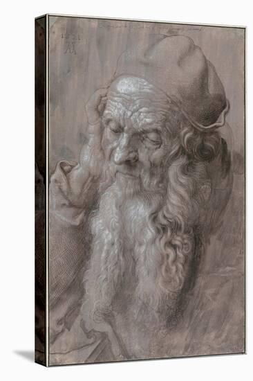 Head of an Old Man, 1521-Albrecht Dürer-Stretched Canvas