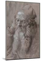Head of an Old Man, 1521-Albrecht Dürer-Mounted Giclee Print