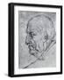 Head of an Old Man, 1913-Leonardo da Vinci-Framed Giclee Print