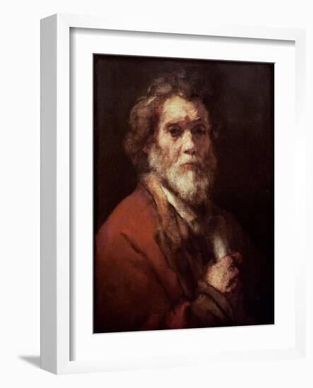 Head of an Old Man, C.1650-Carel Fabritius-Framed Giclee Print