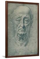 'Head of an Old Man', c15th century, (1932)-Leonardo Da Vinci-Framed Giclee Print