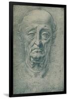 'Head of an Old Man', c15th century, (1932)-Leonardo Da Vinci-Framed Giclee Print