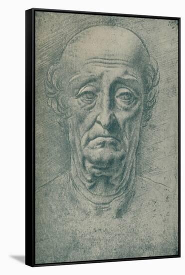 'Head of an Old Man', c15th century, (1932)-Leonardo Da Vinci-Framed Stretched Canvas