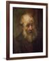 Head of an Old Man, circa 1650-Rembrandt van Rijn-Framed Giclee Print