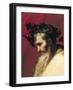 Head of an Old Man, Fragment from the Triumph of Bacchus-Jusepe de Ribera-Framed Giclee Print