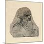 'Head of an Old Man Turned to the Right', c1480 (1945)-Leonardo Da Vinci-Mounted Giclee Print