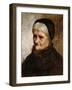 Head of an Old Woman, 1881-Robert Koehler-Framed Giclee Print