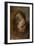 Head of an Old Woman Looking to Lower right (Saint Elizabeth), 1584-86 (Oil on Paper)-Federico Fiori Barocci or Baroccio-Framed Giclee Print