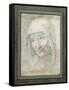 Head of an Old Woman-Jacques Stella-Framed Stretched Canvas