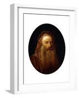 Head of an Oriental-Jean-Baptiste Le Prince-Framed Giclee Print