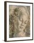 Head of Angel-Andrea del Verrocchio-Framed Giclee Print