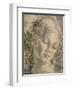 Head of Angel-Andrea del Verrocchio-Framed Giclee Print