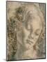 Head of Angel-Andrea del Verrocchio-Mounted Giclee Print